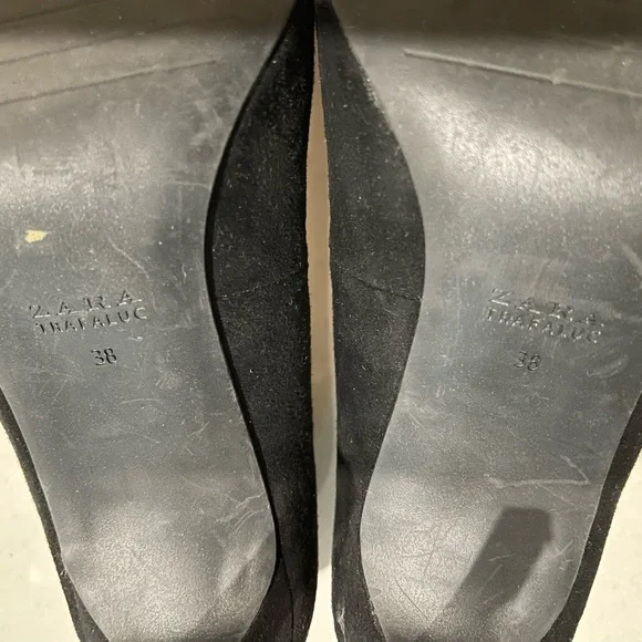 Zara Trafaluc Suede Pumps - Picture 4 of 5